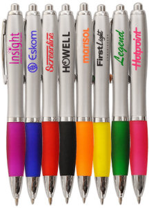 Pens: Curvacious Grip Satin Pens
